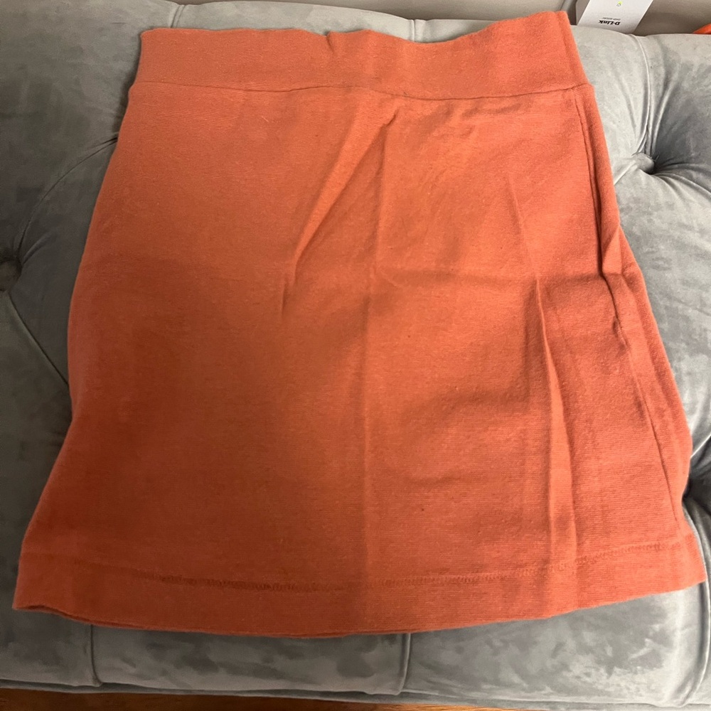 Orange Mini Skirt
